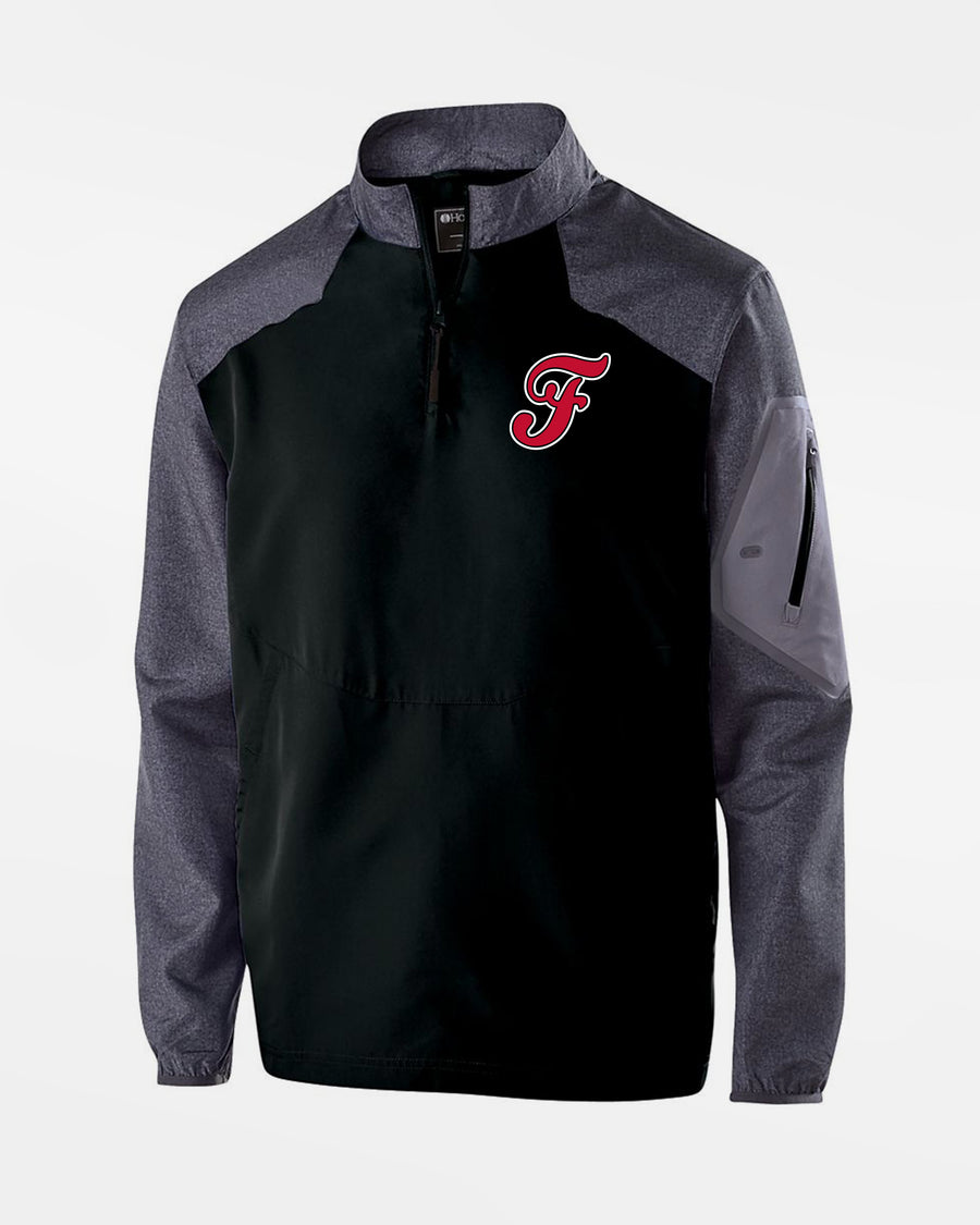 Holloway Raider Warmup Longsleeve Pullover "Frankfurt Eagles", F, schwarz-grau-DIAMOND PRIDE