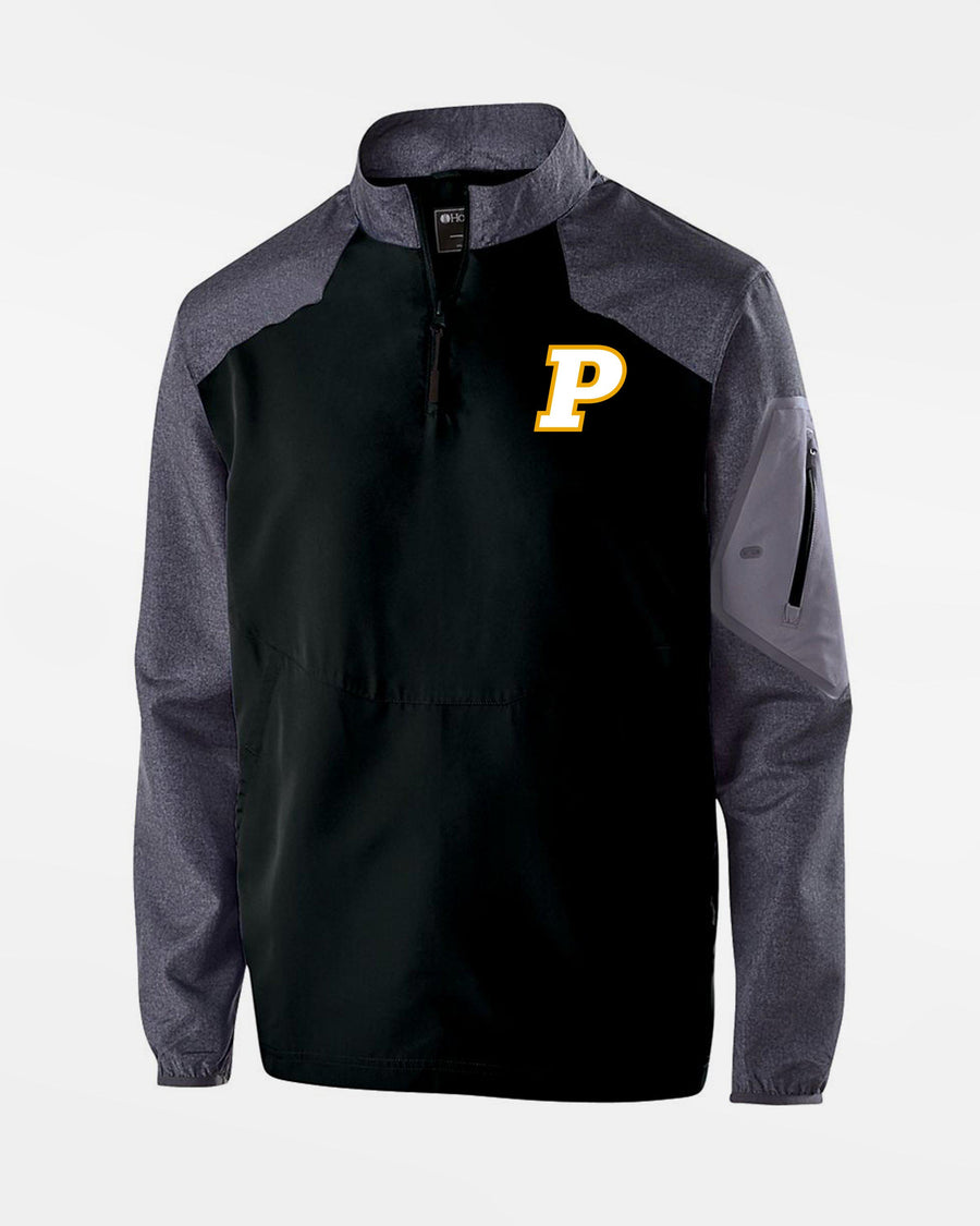 Holloway Raider Warmup Longsleeve Pullover "Pilots Rhein Main", P, schwarz-grau-DIAMOND PRIDE