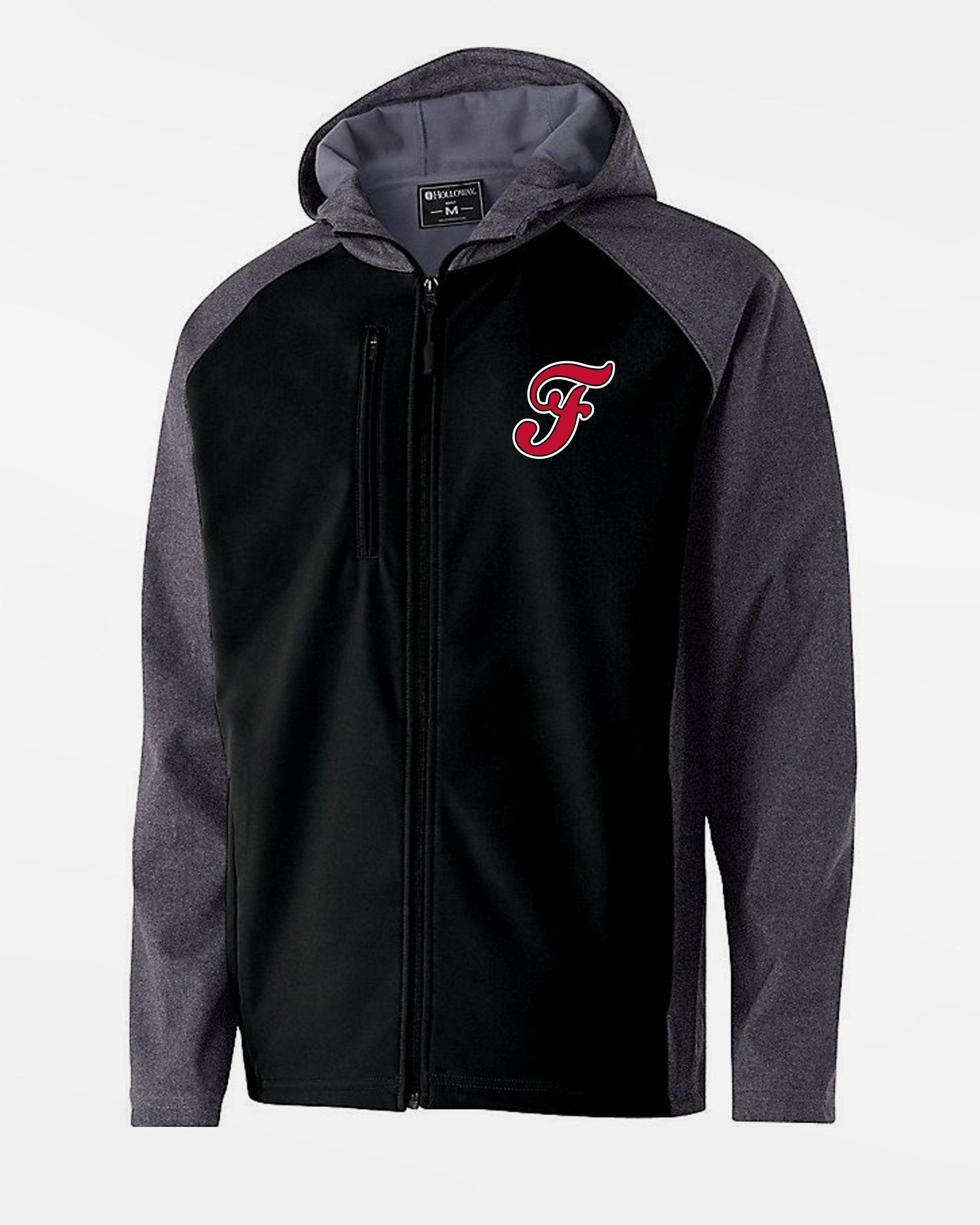 Holloway Raider Warmup Softshell Jacket "Frankfurt Eagles", F, schwarz-grau-DIAMOND PRIDE