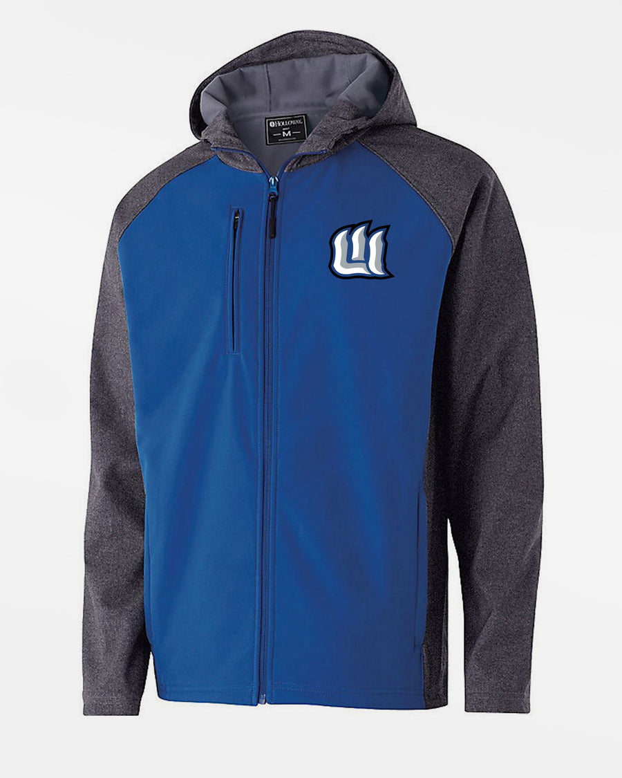 Holloway Raider Warmup Softshell Jacket "Laufer Wölfe", W, royal blau - grau-DIAMOND PRIDE