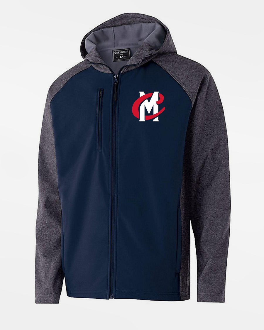 Holloway Raider Warmup Softshell Jacket "Mühldorf Cubs", MC, navy blau-grau-DIAMOND PRIDE
