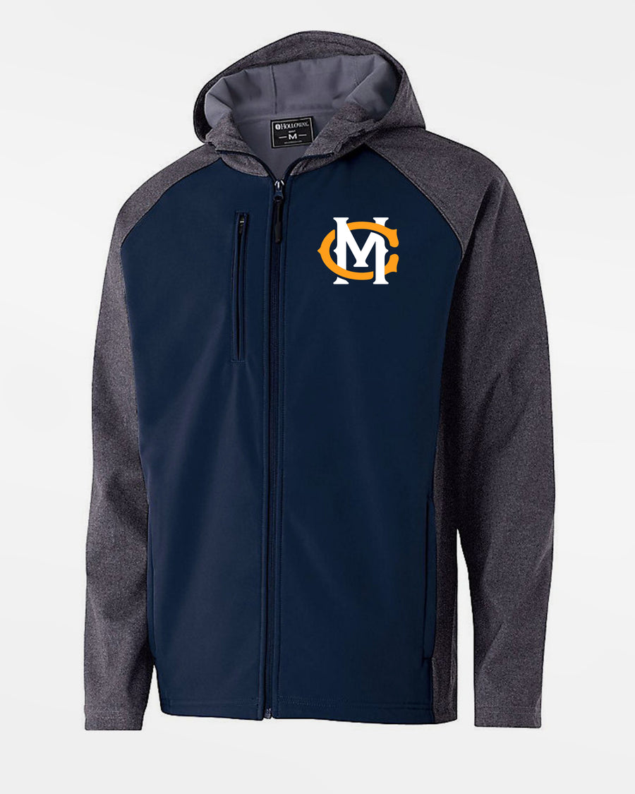 Holloway Raider Warmup Softshell Jacket "Munich Caribes", MC, navy blau-grau-DIAMOND PRIDE