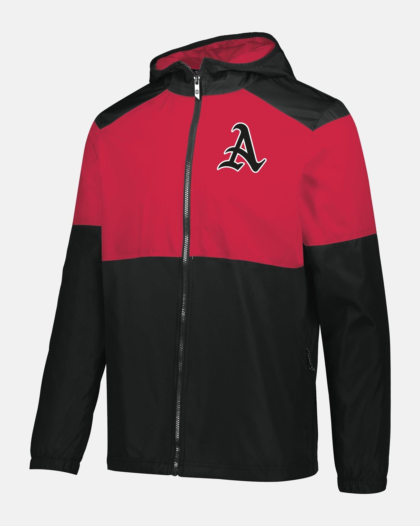 Holloway SeriesX Hooded Jacket "Altdorf Raptors", A, schwarz - rot-DIAMOND PRIDE