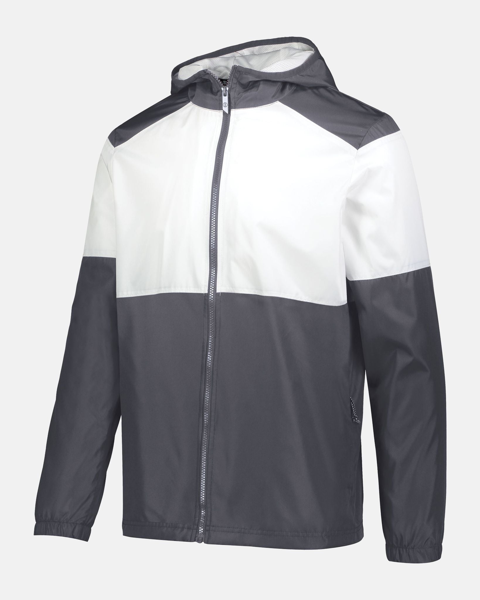 Holloway SeriesX Hooded Jacket, dunkelgrau-weiss-DIAMOND PRIDE