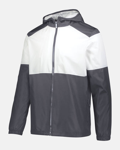 Holloway SeriesX Hooded Jacket, dunkelgrau-weiss-DIAMOND PRIDE
