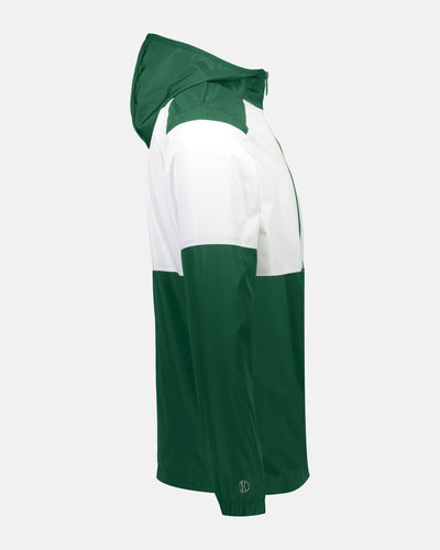 Holloway SeriesX Hooded Jacket, dunkelgrün-weiss-DIAMOND PRIDE