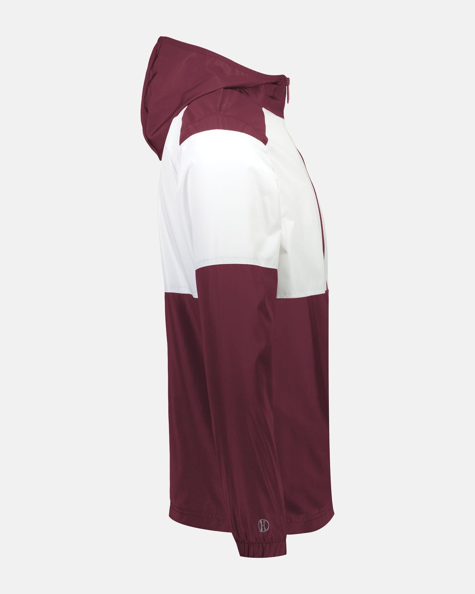 Holloway SeriesX Hooded Jacket, maroon rot-weiss-DIAMOND PRIDE