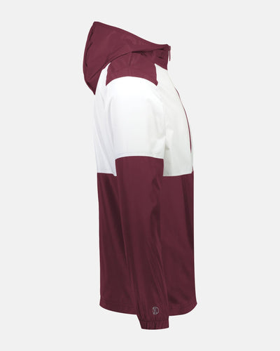 Holloway SeriesX Hooded Jacket, maroon rot-weiss-DIAMOND PRIDE