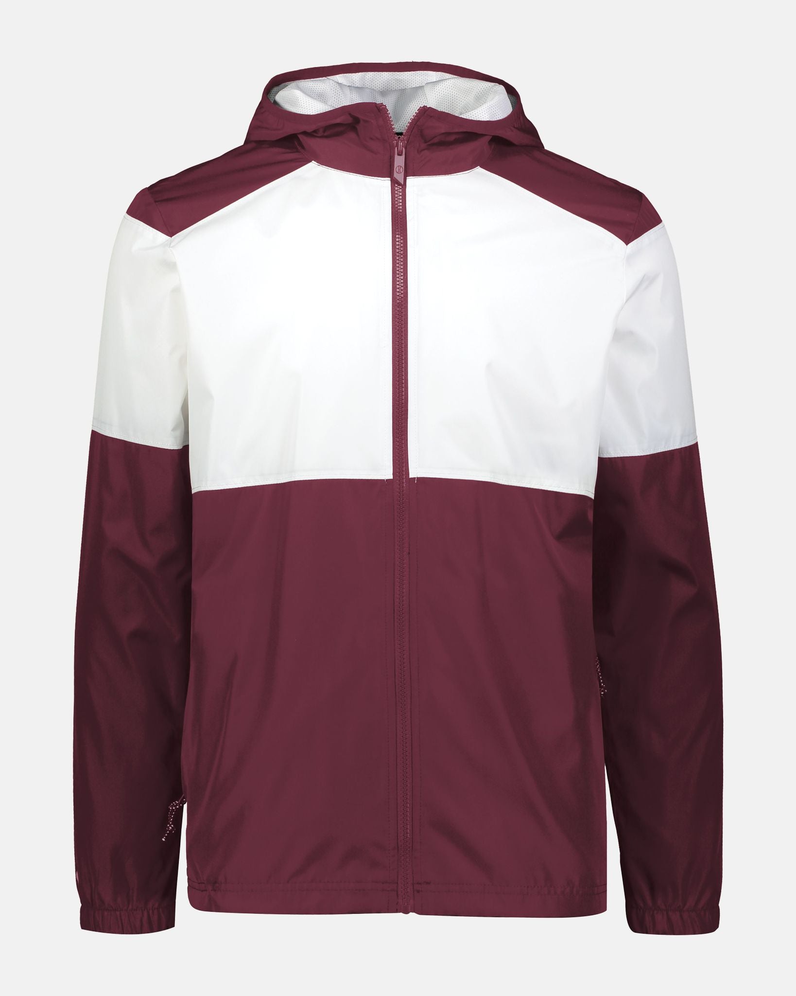 Holloway SeriesX Hooded Jacket, maroon rot-weiss-DIAMOND PRIDE