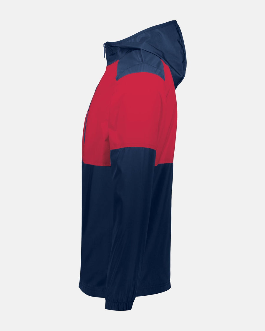 Holloway SeriesX Hooded Jacket, navy blau-rot-DIAMOND PRIDE