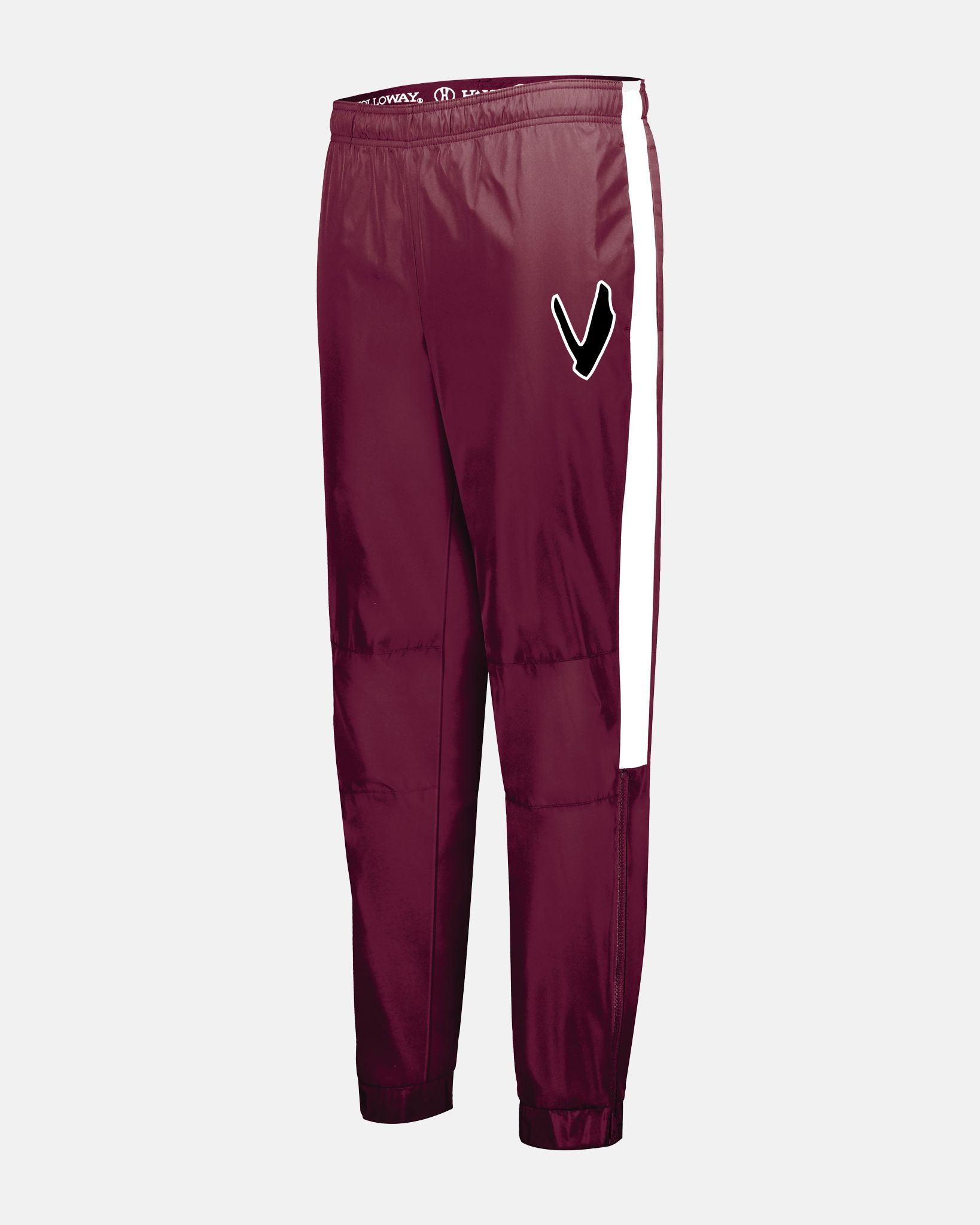 Holloway SeriesX Pant "Wesseling Vermins", V, maroon rot-weiss-DIAMOND PRIDE