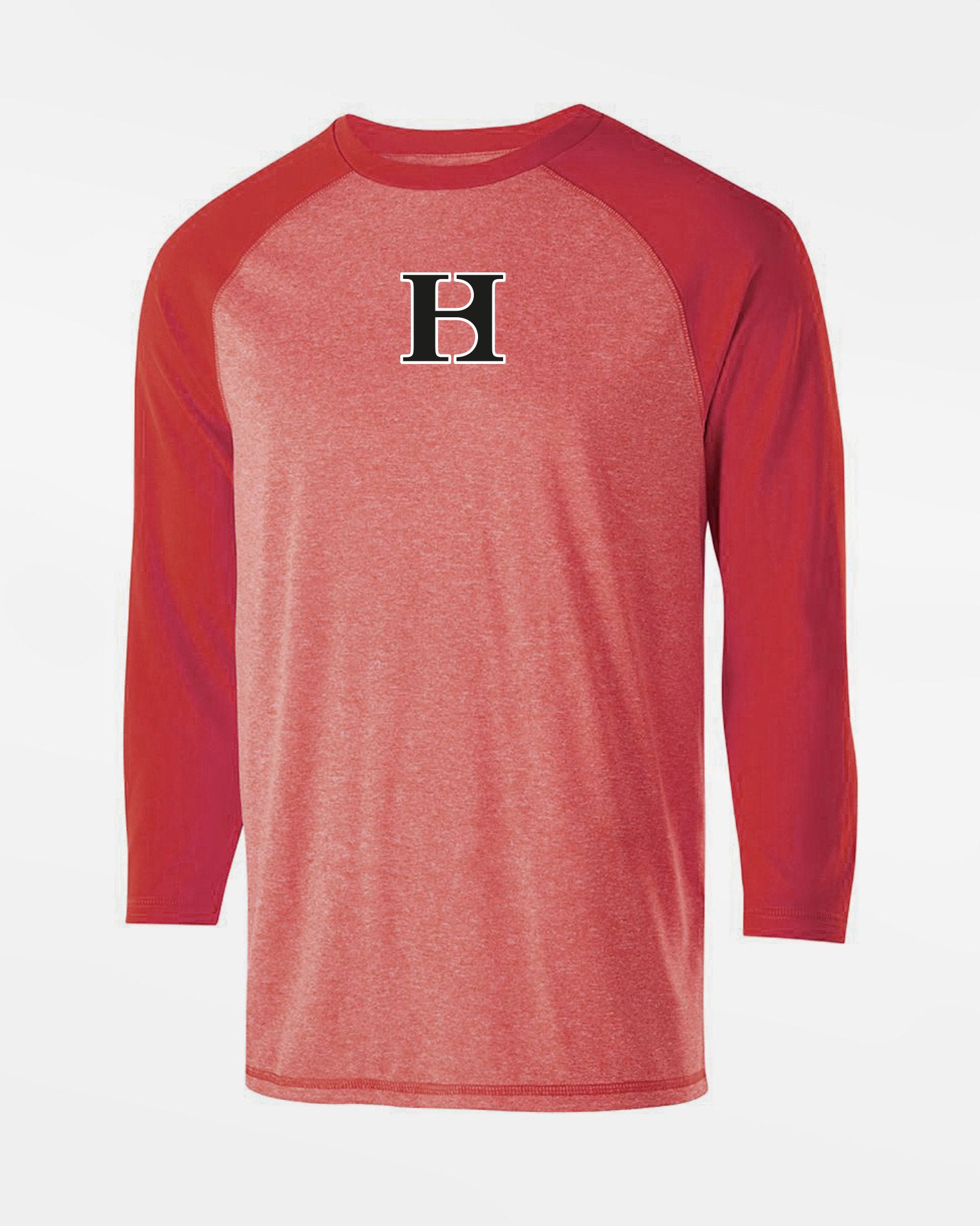 Holloway Typhoon 3/4 Sleeve Functional Shirt "Hard Bulls", HB, rot-DIAMOND PRIDE
