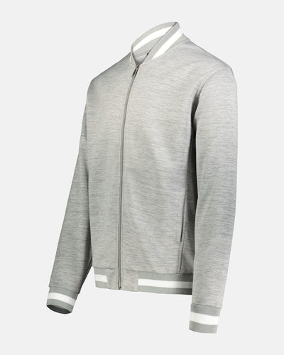 Holloway V-Street Full Zip Jacket, heather grau-DIAMOND PRIDE