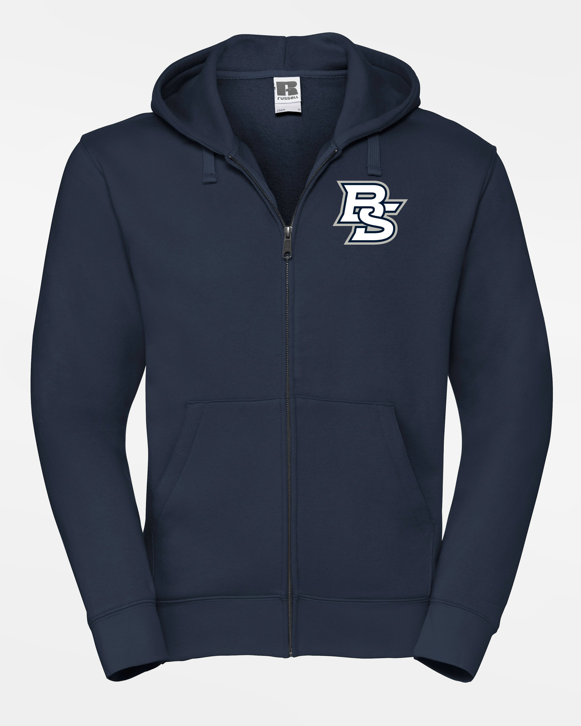 Russell Premium Heavy Zip-Hoodie "Braunschweig 89ers", BS, navy blau