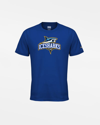 Diamond Pride Kids Basic Functional T-Shirt "Altdorf Icesharks", Script & Player Number, royal-blau