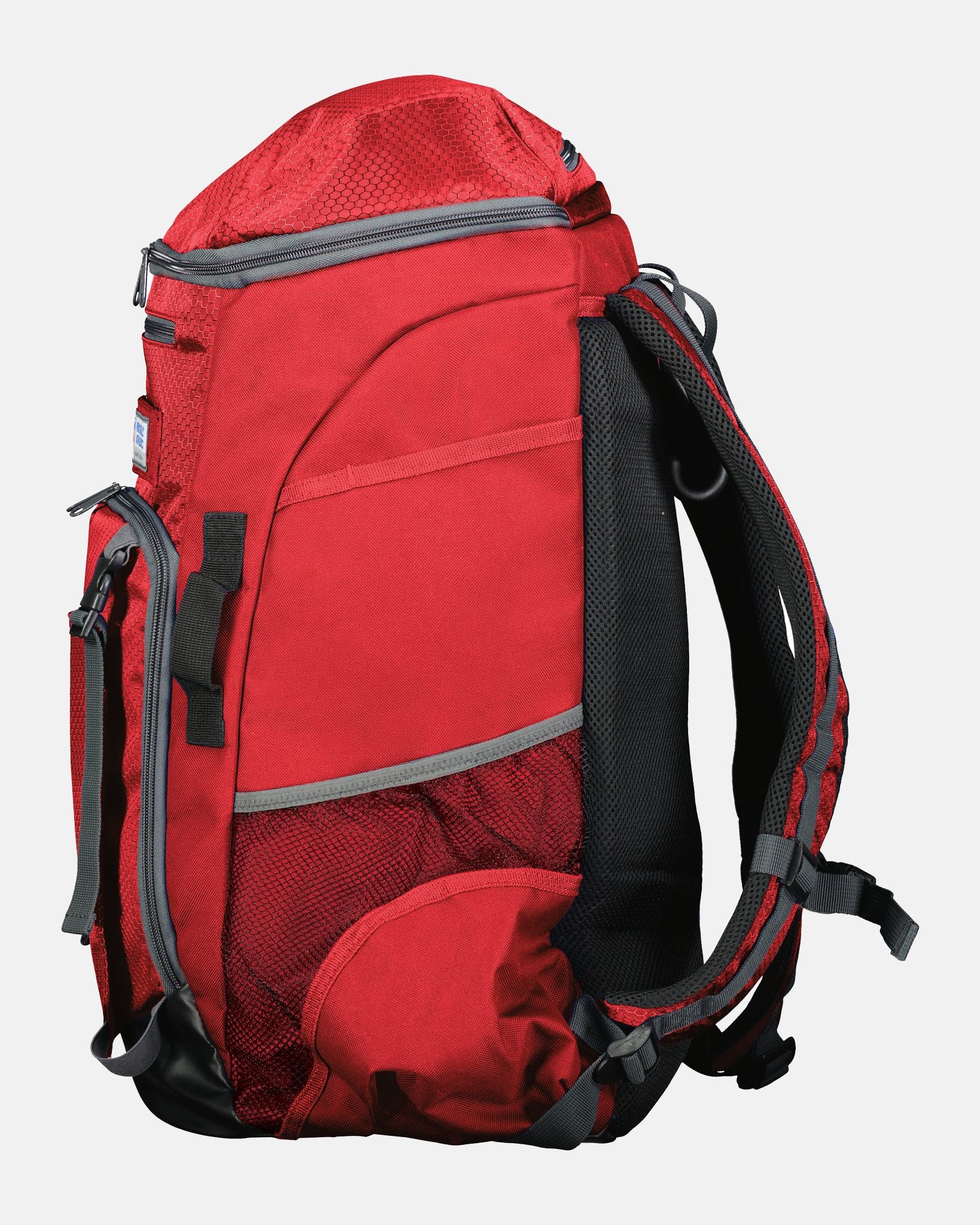 Russell Athletic Baseball Rucksack "Altdorf Raptors", Dino, rot-DIAMOND PRIDE