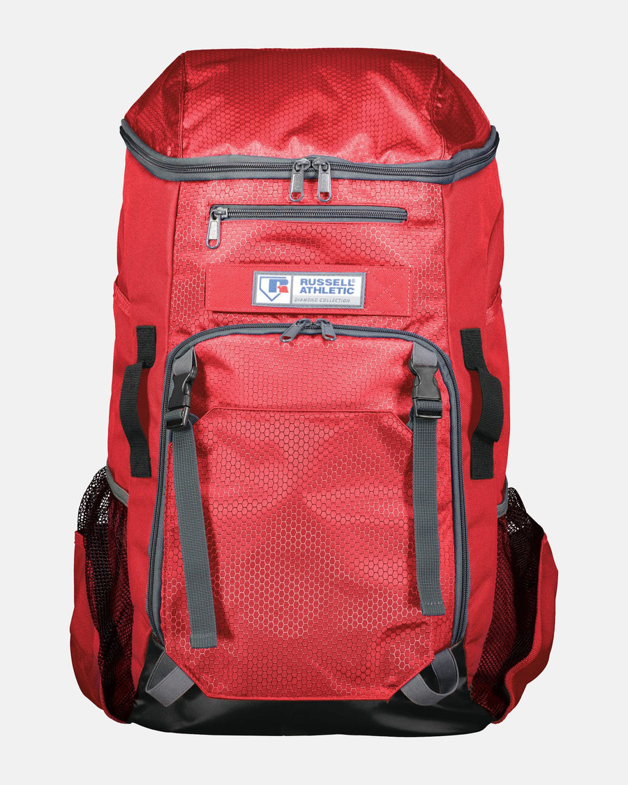 Russell Athletic Baseball Rucksack "Altdorf Raptors", rot-DIAMOND PRIDE