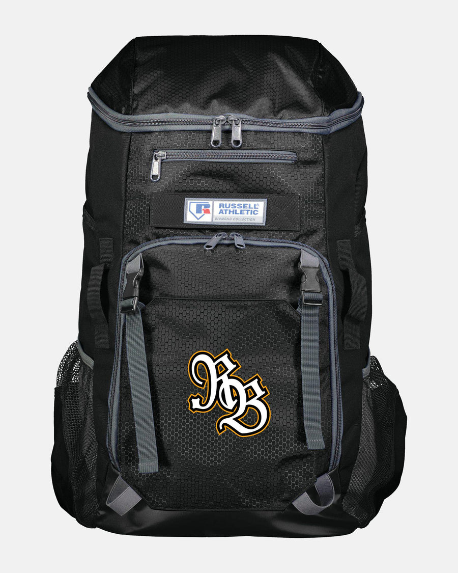 Russell Athletic Baseball Rucksack "Füssen Royal Bavarians", RB, schwarz-DIAMOND PRIDE