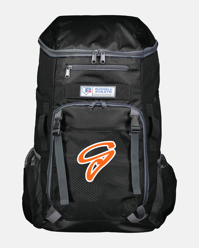 Russell Athletic Baseball Rucksack "Gröbenzell Bandits", G, schwarz-DIAMOND PRIDE