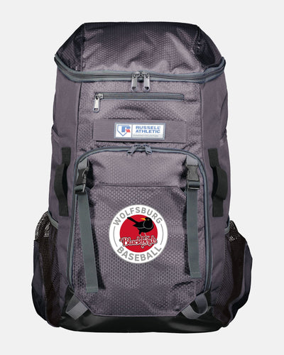 Russell Athletic Baseball Rucksack "Wolfsburg Blackbirds", Crest, dunkelgrau-DIAMOND PRIDE
