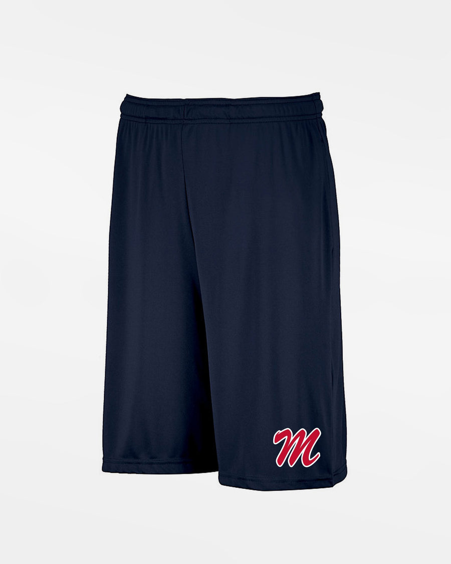 Russell Athletic Kids Stretch-Performance Short mit Taschen "Nagold Mohawks", M, navy blau-DIAMOND PRIDE