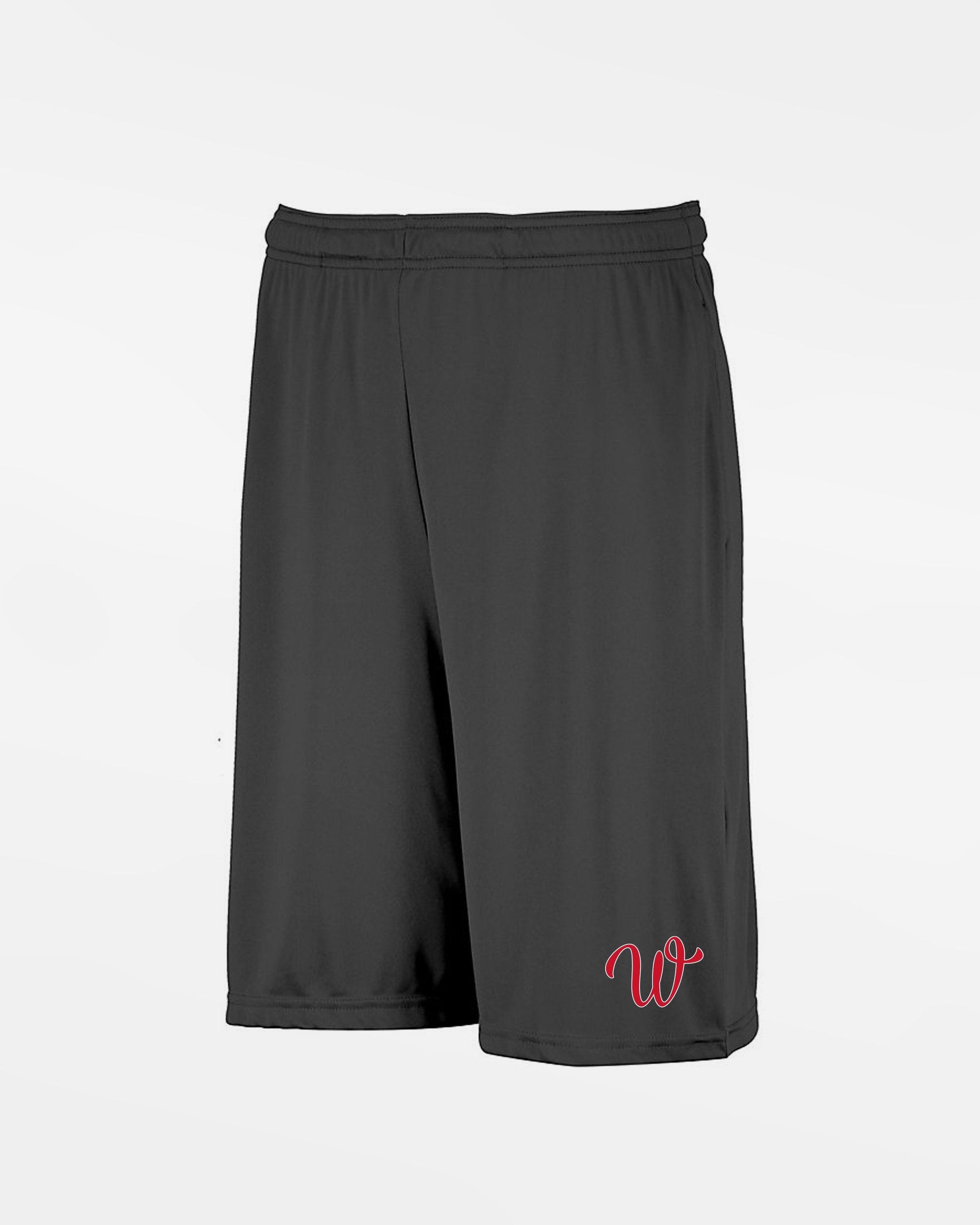 Russell Athletic Kids Stretch-Performance Short mit Taschen "Wolfsburg Blackbirds", W, dunkelgrau-DIAMOND PRIDE