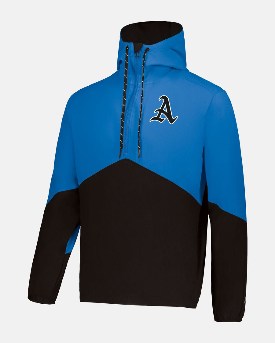 Russell Athletic Legend Hooded Pullover "Altdorf Icesharks", A, schwarz - royal-DIAMOND PRIDE