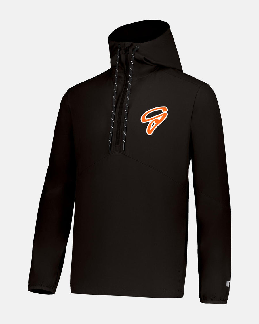 Russell Athletic Legend Hooded Pullover "Gröbenzell Bandits", G, schwarz-DIAMOND PRIDE