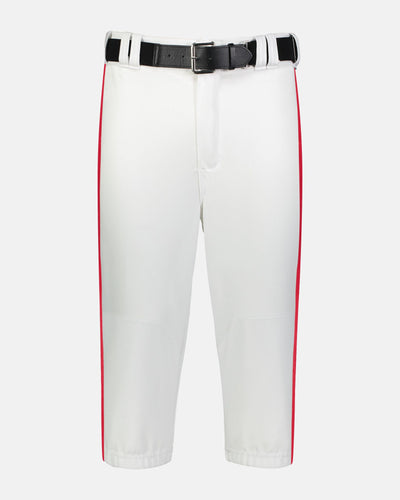 Russell Athletic Piped Diamond Series Baseball Knicker, Weiss/Rot-DIAMOND PRIDE