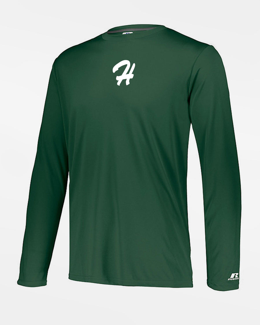 Russell Athletic Stretch-Performance Longsleeve Shirt "Herrenberg Wanderers", H, dunkelgrün-DIAMOND PRIDE