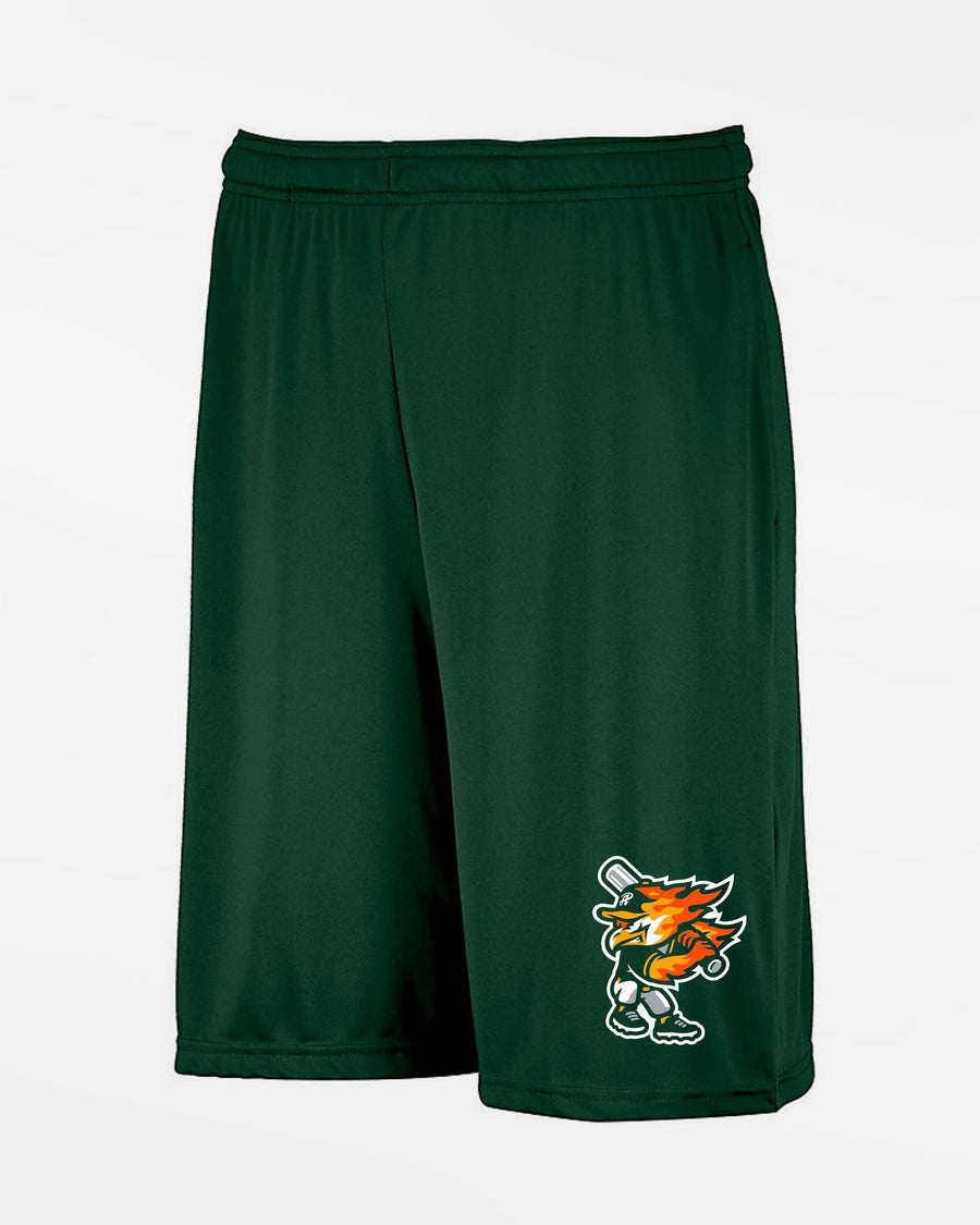 Russell Athletic Stretch-Performance Short mit Taschen "Attnang Athletics", Bird, dunkelgrün-DIAMOND PRIDE