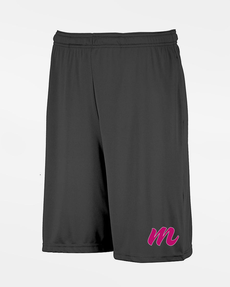 Russell Athletic Stretch-Performance Short mit Taschen "Bonn Magentics", M, dunkelgrau-DIAMOND PRIDE