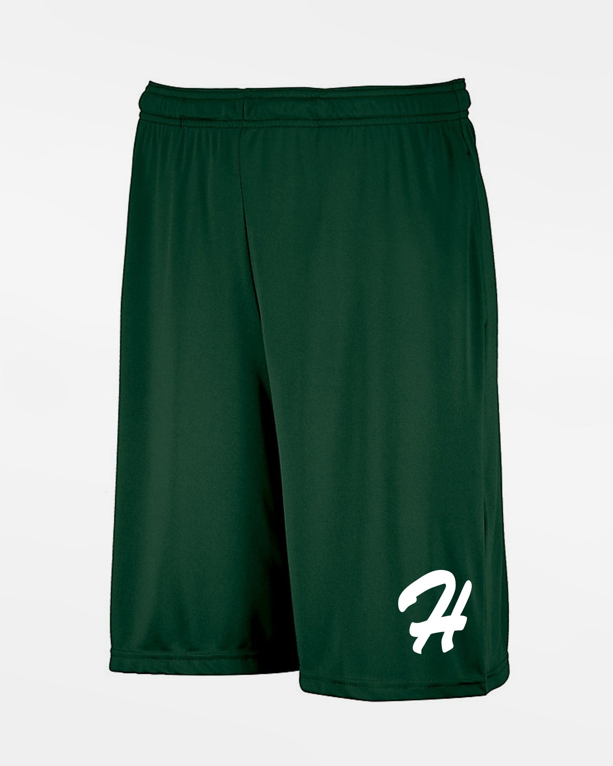 Russell Athletic Stretch-Performance Short mit Taschen "Herrenberg Wanderers", H, dunkelgrün-DIAMOND PRIDE