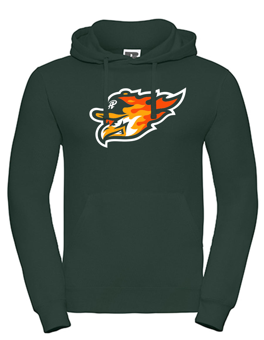 Russell Basic Hoodie "Attnang Athletics", Head, dunkelgrün-DIAMOND PRIDE