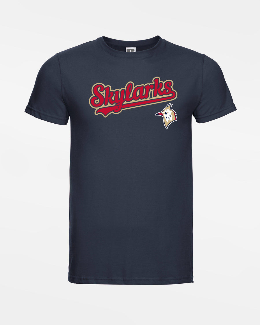 Russell Basic T-Shirt "Berlin Skylarks", Script & Bird, navy blau-DIAMOND PRIDE