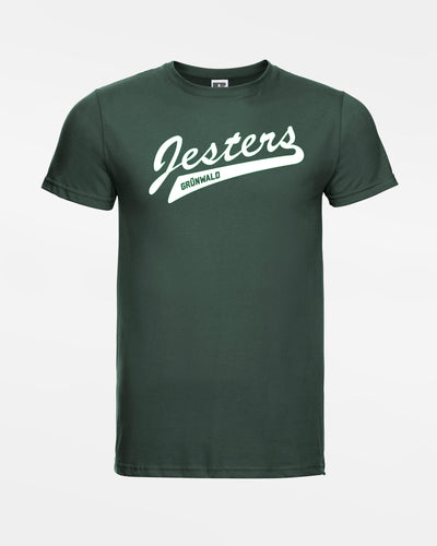 Russell Basic T-Shirt "Grünwald Jesters", Script, dunkelgrün-DIAMOND PRIDE