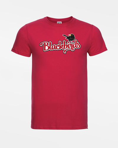Russell Basic T-Shirt "Wolfsburg Blackbirds", Bird, rot-DIAMOND PRIDE