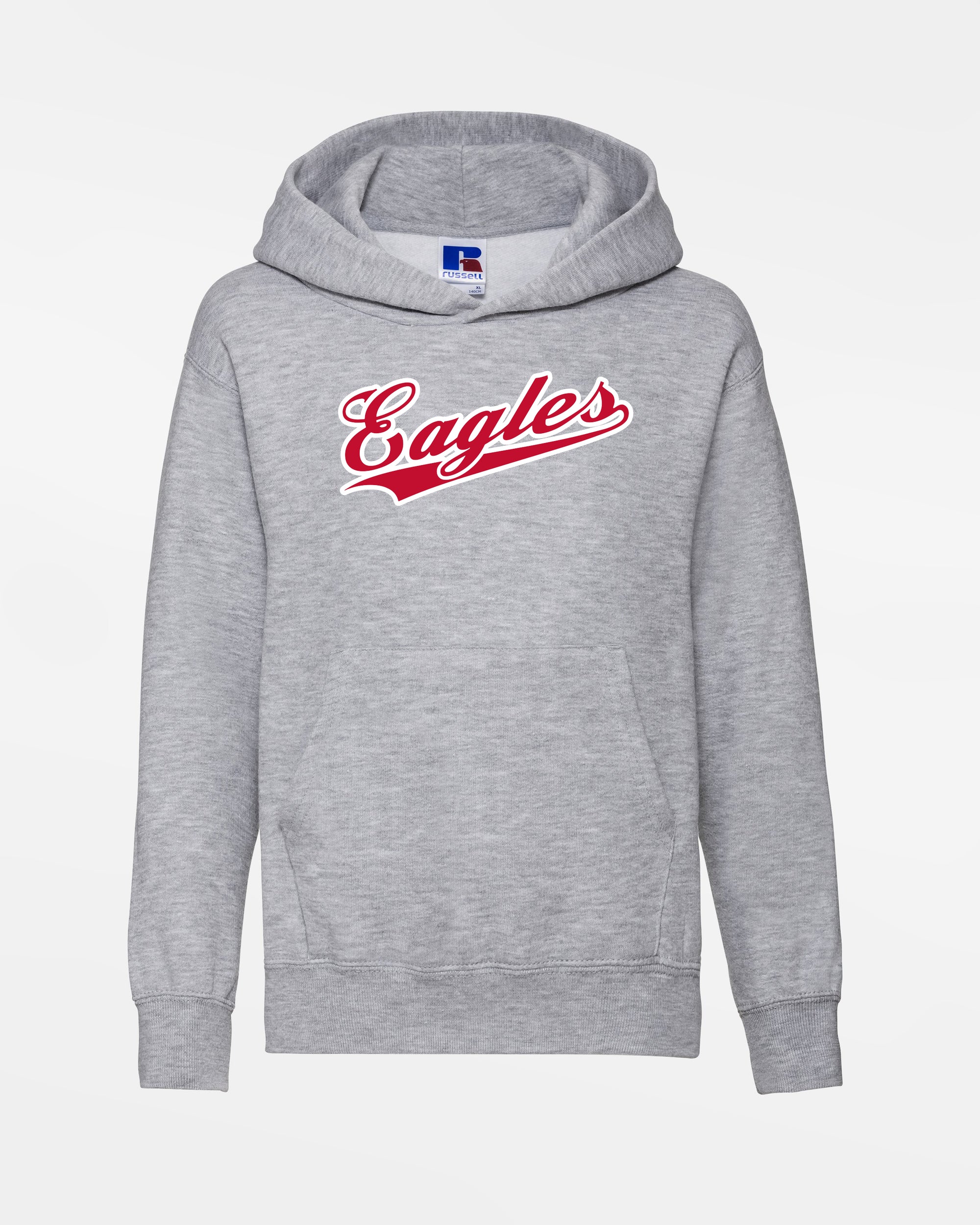 Russell Kids Basic Hoodie "Frankfurt Eagles", Eagles, heather grau-DIAMOND PRIDE