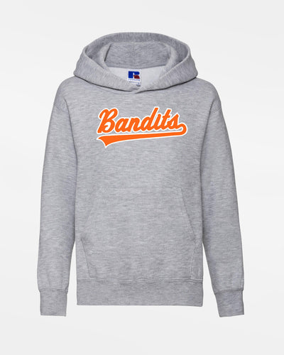 Russell Kids Basic Hoodie "Gröbenzell Bandits", Script, heather grau-DIAMOND PRIDE