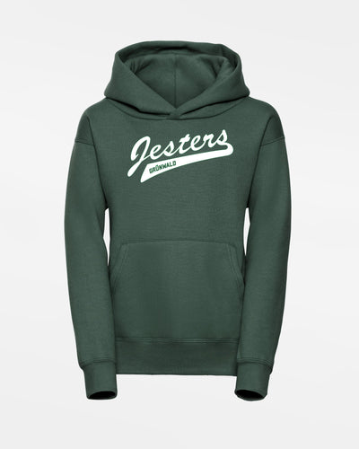 Russell Kids Basic Hoodie "Grünwald Jesters", Script, dunkelgrün-DIAMOND PRIDE