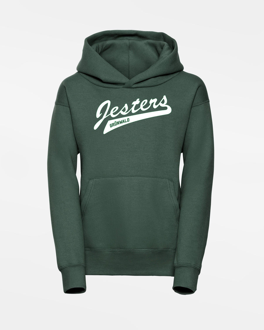 Russell Kids Basic Hoodie "Grünwald Jesters", Script, dunkelgrün-DIAMOND PRIDE
