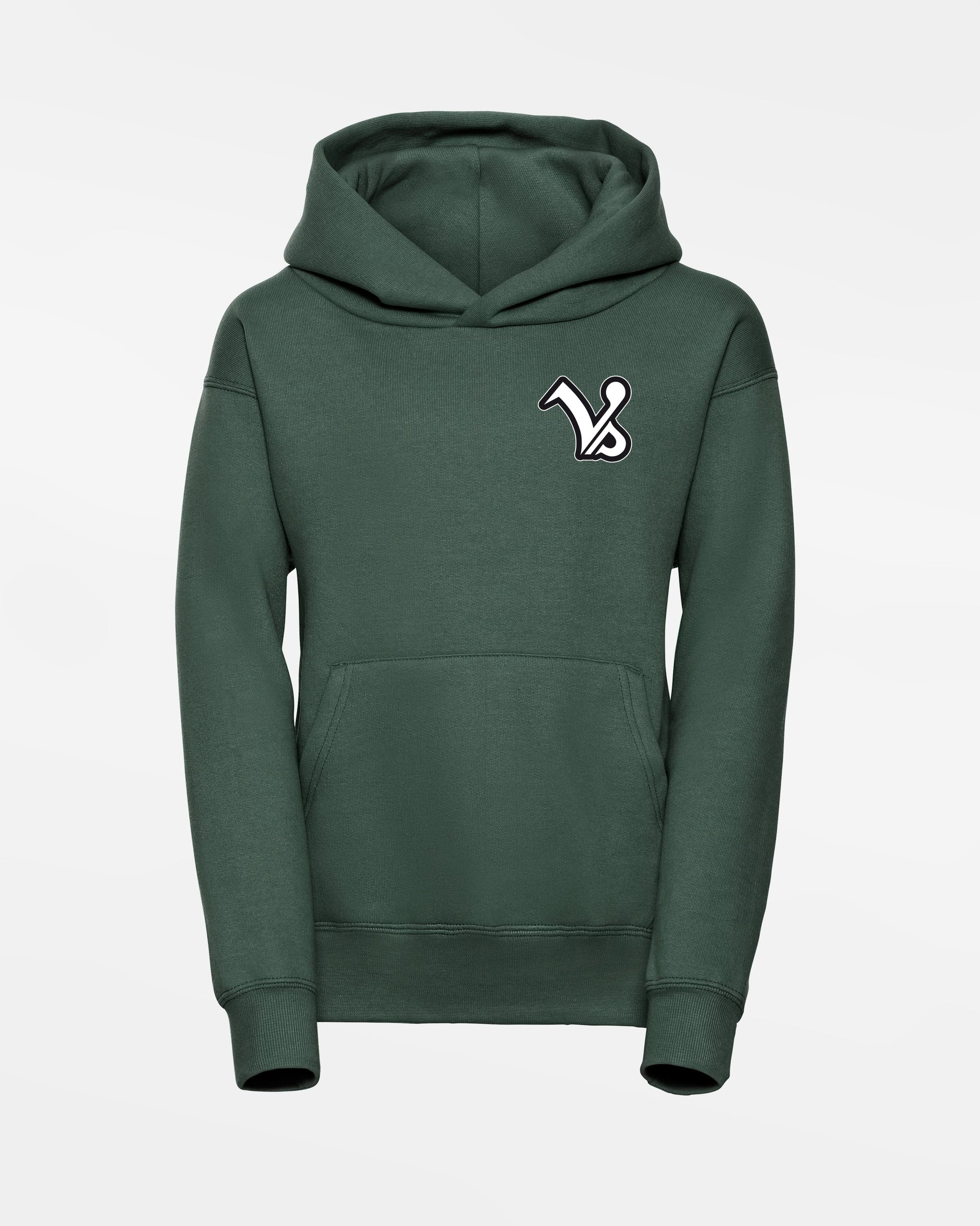 Russell Kids Basic Hoodie „Kufstein Vikings“, VS, dunkelgrün-DIAMOND PRIDE