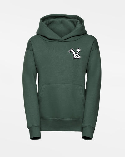 Russell Kids Basic Hoodie „Kufstein Vikings“, VS, dunkelgrün-DIAMOND PRIDE