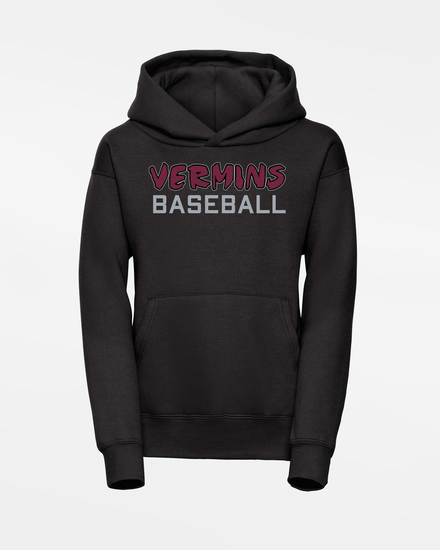 Russell Kids Basic Hoodie "Wesseling Vermins", Old Vermins Baseball, schwarz-DIAMOND PRIDE