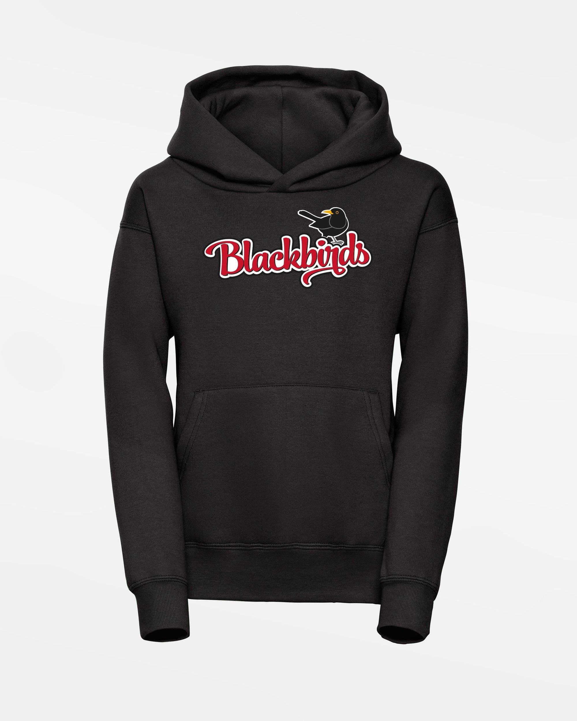 Russell Kids Basic Hoodie "Wolfsburg Blackbirds", Bird, schwarz-DIAMOND PRIDE