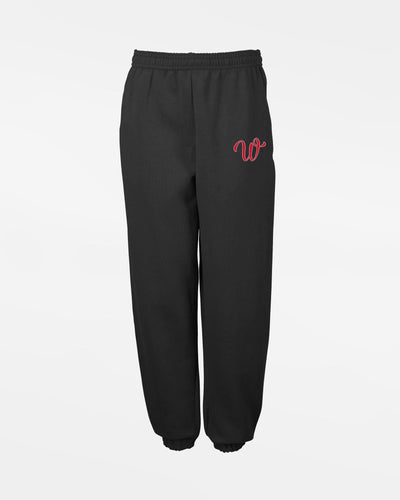 Russell Kids Basic Sweatpants mit Seitentaschen "Wolfsburg Blackbirds", W, schwarz-DIAMOND PRIDE
