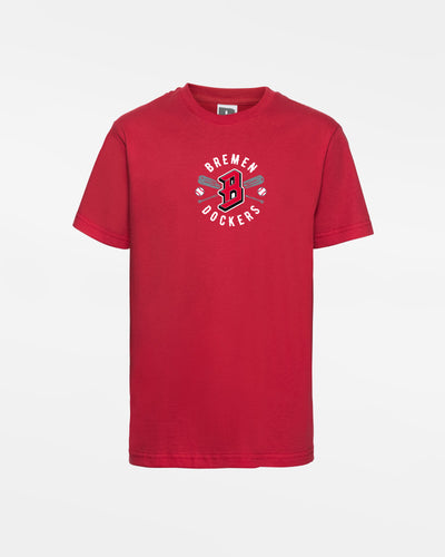 Russell Kids Basic T-Shirt "Bremen Dockers", Crest, rot-DIAMOND PRIDE