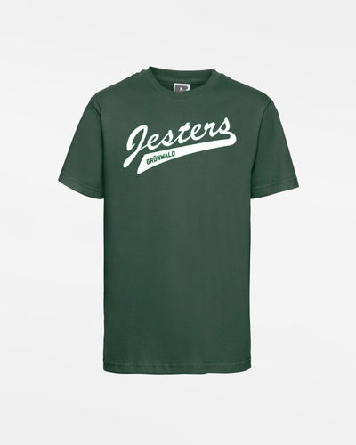 Russell Kids Basic T-Shirt "Grünwald Jesters", Script, dunkelgrün-DIAMOND PRIDE