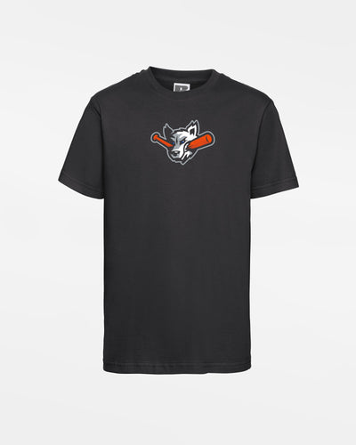 Russell Kids Basic T-Shirt "Laufer Wölfe", Wolf, schwarz-DIAMOND PRIDE
