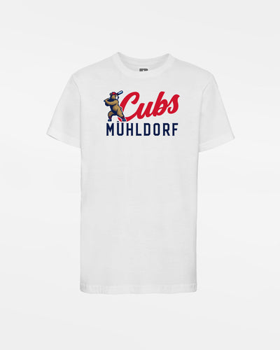 Russell Kids Basic T-Shirt "Mühldorf Cubs", Primary Logo, weiss-DIAMOND PRIDE